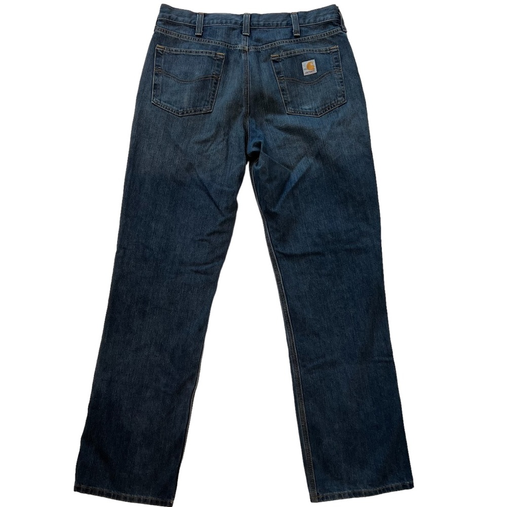 Carhartt 36x34 relaxed fit dark wash jeans men work